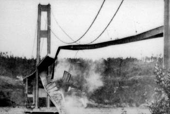 Bridge Collapse on Tacoma Narrows Bridge Collapse Nov 7  1940